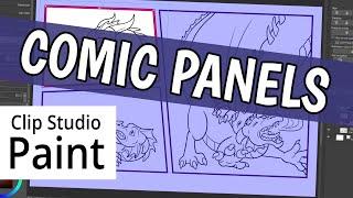 Comic Frames in Clip Studio Paint - Comic Panels Tutorial