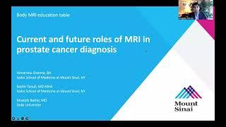 ISMRM MR Academy - Current and Future Roles of MRI in Prostate Cancer Diagnosis