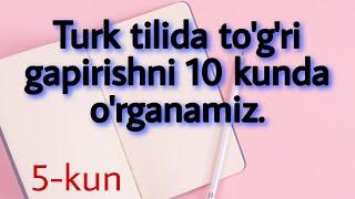 TURK TILI|5-DARS|O`TKAN ZAMON FE`LI VA INKOR,SO`ROQ SHAKLI |QANDAY.UZ