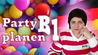 95. Party organisieren. Алгоритм бесіди з партнером на B1.