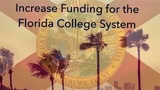 Increase Funding for Florida College System #WeSpeakUp