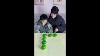 好好想一下，该怎么摆 #数学思维#亲子互动#彭小澎吖