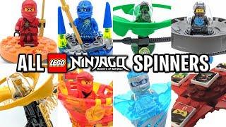 ALL 8 types of LEGO Ninjago Spinners - Evolution of Ninjago Spinners!