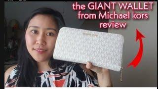 9" Michael Kors Women's Jet Set Travel Wallet REVIEW