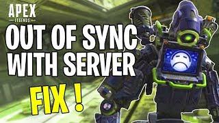 Apex Legends - How To Fix "Out Of Sync With Server" Error