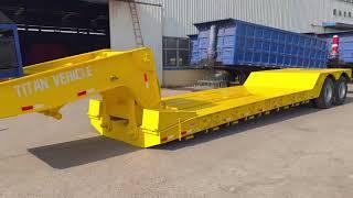 2 Axle RGN Lowboy Trailer - TITAN Vehicle