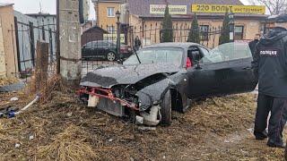 Момент Дтп в Твери 01.04.2021г- спорткар "Toyota Supra" сбил женщину-пешехода. Женщина погибла.