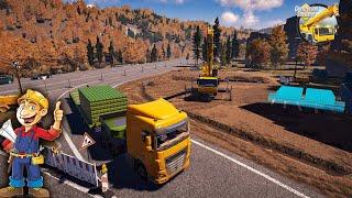 Construction Simulator 22ШУМОЗАЩИТНЫЕ ЗАБОРЫ ГОТОВЫЧАСТЬ74