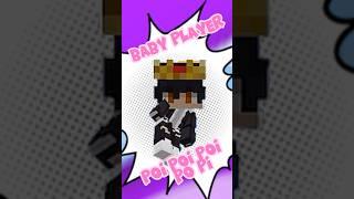 Poi Poi Poi Po pi | BABY PLAYER #edit #viral #minecraft #poipoipoi #point #uhuru #umarchik #bs