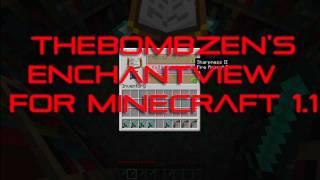 Mod Spotlight | Daily Minecraft Mod Videos | TheBombzen's EnchantView