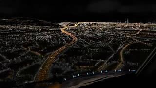 X Plane 11 RCSS Night Approach Enhanced Lights Test