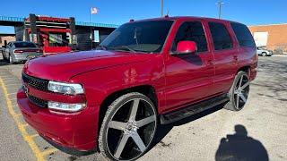 Another paint job with new tint all around suede headliner and put on some 28’s 