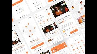 Event Booking App Figma UI Design | Event App | Figma UI Kit | App UI Design | UI UX Design | UI UX