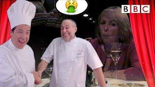 PRANKED! Served her own food in top restaurant  - BBC