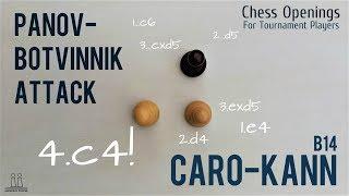 Panov-Botvinnik Attack - Fight the Caro-Kann aggressively ⎸Chess Openings