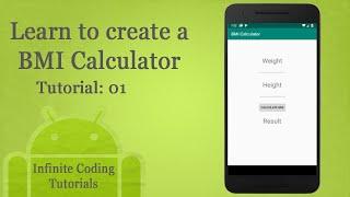 Android Studio Tutorial #1 | BMI Calculator (Source Code)