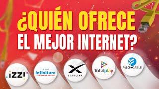 El mejor internet ¿Cuál es el mejor servicio de Internet? IZZI, INFINITUM, STARLINK y TOTALPLAY