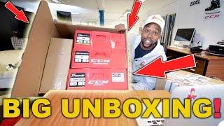 BIG Hockey Unboxing and Q&A with Hockey Tutorial Chris