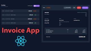 Invoice Generator App in React JS | React Redux Toolkit