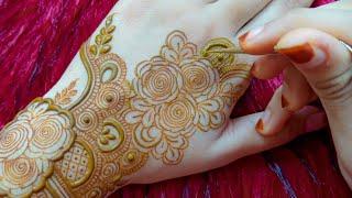 Gorgeous Henna Design for hand || Meher's Henna