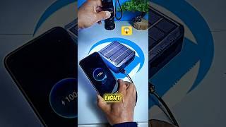 Charging with Just Light?! This Gadget is Genius!#shorts #viral #gadgets