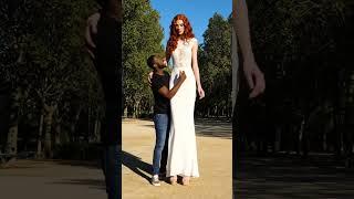She Kept Growing During the Photoshoot!  | Giantess Growth | Height Difference Couple | MMD