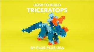 Plus-Plus USA Triceratops Tutorial