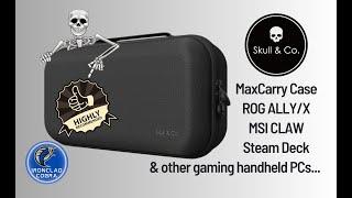 Skull & Co. MaxCarry Case (for ROG ALLY/X, MSI CLAW, Steam Deck, and More…)