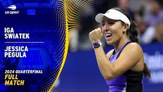 Iga Swiatek vs. Jessica Pegula Full Match | 2024 US Open Quarterfinal