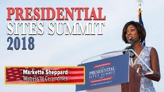 Presidential Sites Summit 2018 - Markette Sheppard as the Mistress of Ceremonies