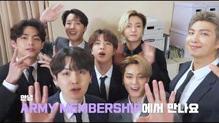 BTS (방탄소년단) 2021 ARMY MEMBERSHIP Renewal Message