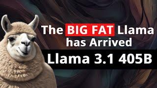 The Big Fat Llama has arrived - Llama-3.1-405B