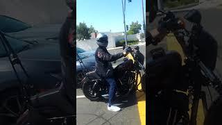 Gwosts and Bobby spotted Mr.Kram in Santa Ana while riding Harley Davidson Sportster 1200 & 1250