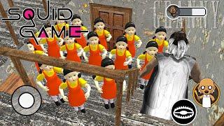 Playing as Granny VS Squid Game Doll in Granny House - funny horror animation parody