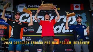 2024 Corduroy Enduro Men's Pro Podium Interview