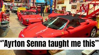 Ex-Ferrari F40 racing driver's GARAGE TOUR, and tales of his Championship winning racing days.