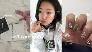 GLOW UP VLOG 🫧 new nails, skincare tips, haircut, prepping for 2025!