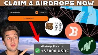 Claim 4 Airdrops NOW + Earn 2 Airdrops NOW - COMPLETE GUIDE