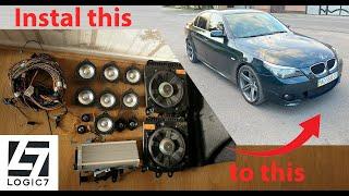 S677A Retrofit BMW E60 with Logic7 Harman Becker audio system