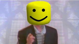 Rick Astley plays Roblox