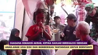 Ganjar berbagi kebahagiaan. Mantap