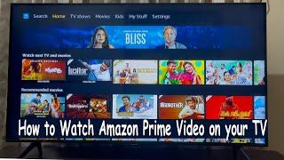 How to Sign in Amazon Prime Video Account from Smart TV