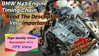 BMW N47 Engine Timing Chain setup Step By Step