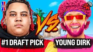 #1 DRAFT PICK vs YOUNG DIRK - $1000 WAGER NBA 2K25! (MUST WATCH)
