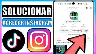 Tiktok no me deja poner mi instagram (Solucion)