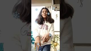 It doesn't even snowflake here ️️| Nick and Aashi #shorts #christmas #dance