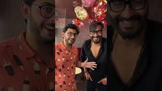 @CarryMinati with Ajay Devgan for Runway 34 promotion | Mayday | Ajey Nagar movie