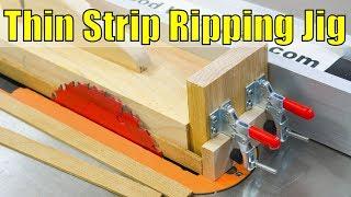 How to Make a Thin Strip Ripping Jig