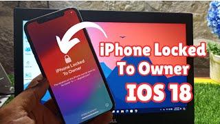 BYPASS! iPhone Locked To Owner How To Unlock Without Apple iD Password