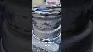 Chrome Plating USA 760-708-2888 Text Pic for Quote#jeepCJ #steelwheel #rechrome #corrosion #crager